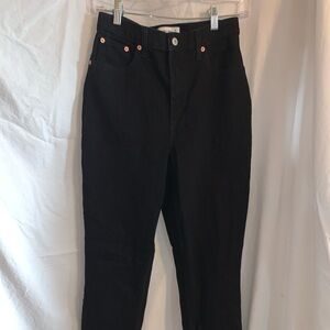Abercrombie & Fitch High Rise Black Jeans